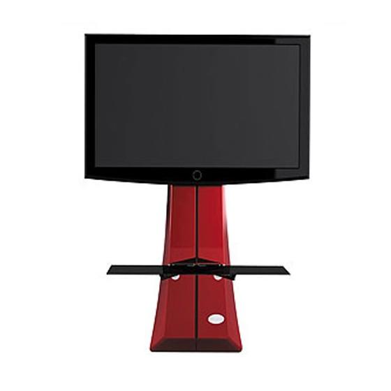 Foto Meliconi Ghost design 1000 Rojo metálico - Soporte universal de pared para televisor LCD / plasma