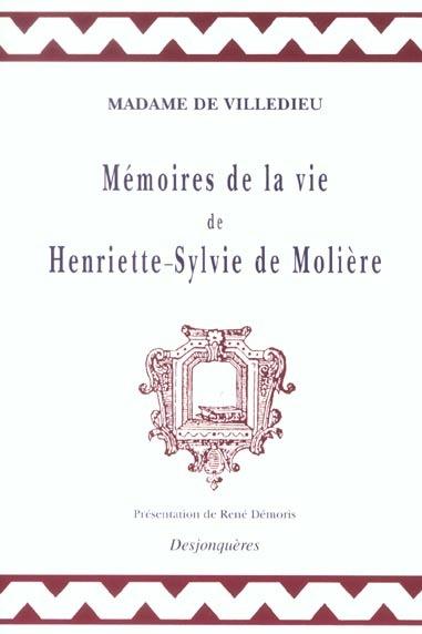 Foto Memoire de la vie d'henriette-sylvie de moliere