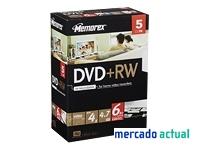Foto memorex dvd+rw x 5 - 4.7 gb - soportes de almacenamiento