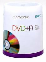 Foto memorex dvd r 4 7gb 16x spindle 100