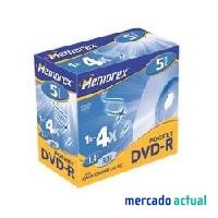 Foto memorex dvd-r (8cm) x 5 - 1.4 gb - soportes de almacenamient