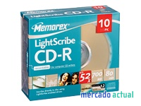Foto memorex lightscribe - cd-r x 10 - 700 mb - soportes de almac