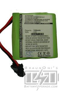 Foto Memorex MSP-PH2400 batería (1200 mAh)