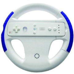 Foto MEMOREX RACING WHEEL FOR WII BLUE