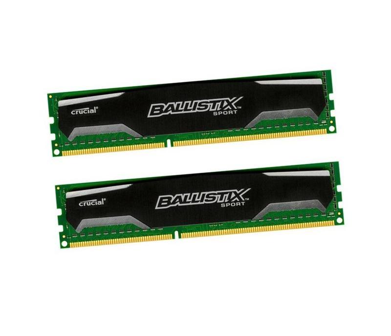 Foto Memoria DDR3 Crucial Ballistix Sport 16Gb (2x8192Mb) - PC12800(1600Mhz