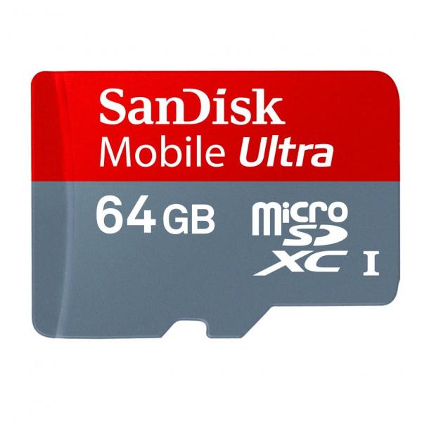 Foto MEMORIA FLASH SANDISK 64GB MOBILE ULTRA MICROSDXC