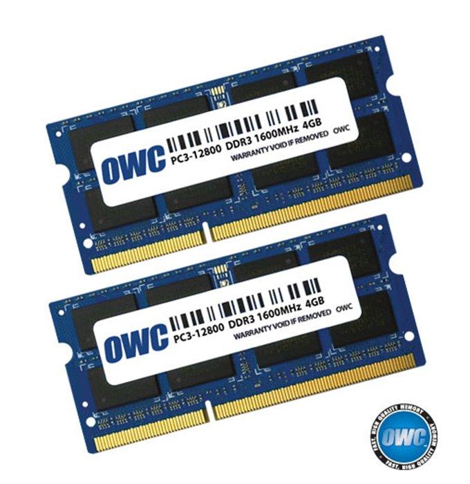 Foto Memoria Mac OWC 8GB (2x4GB) SO-DIMM DDR3 1600MHZ