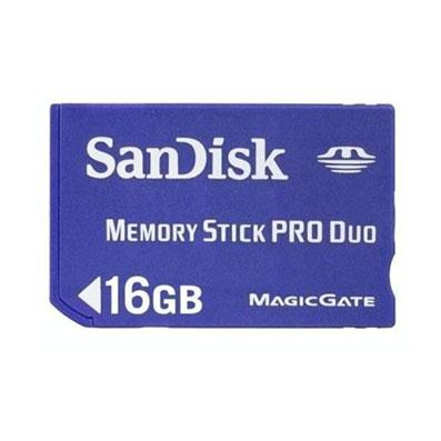 Foto Memoria memory stick-pro duo sandisk 16gb sdmspd-016g-b35