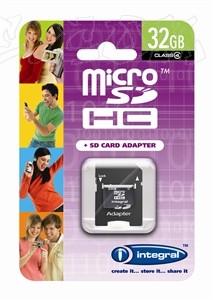 Foto Memoria Micro SDHC 32 GB (Transflash) Integral Memory - INTF32GB