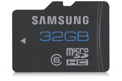 Foto Memoria Sd Micro 32gb Samsung Standard Class 6 Mb-
