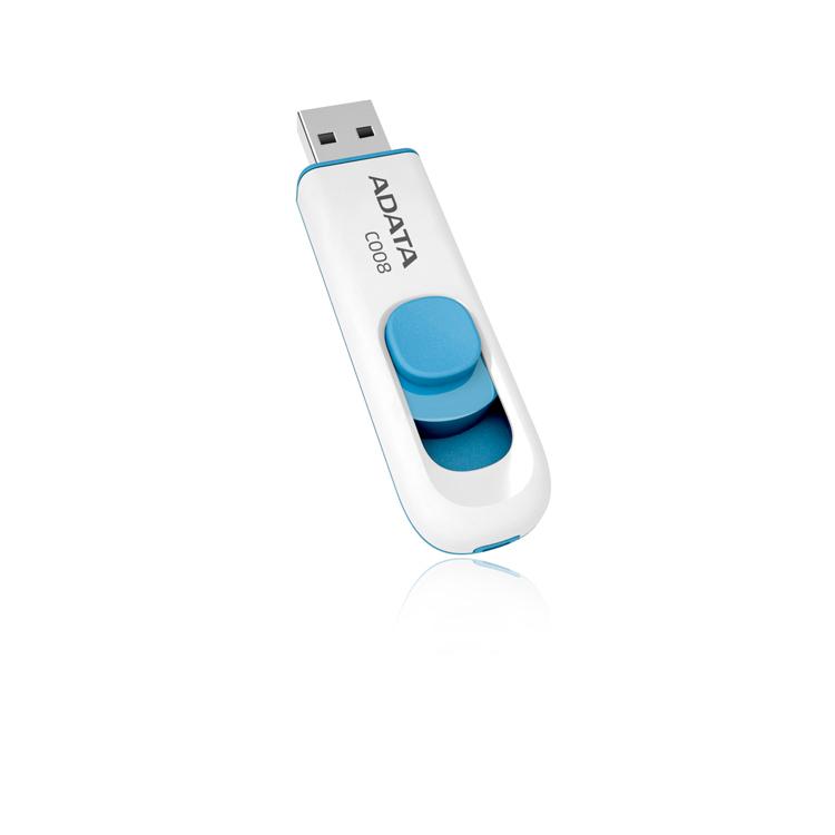 Foto Memoria USB A Data usb c008 16gb 2.0 white/blue [AC008-16G-RWE] [4718