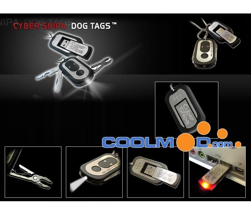 Foto Memoria USB Cyber Snipa DOG TAGS 1024 MB