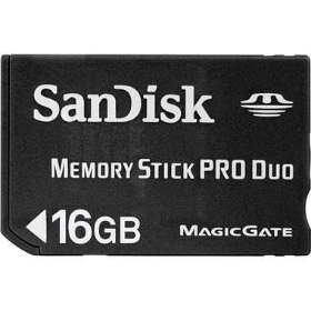 Foto Memory Stick Pro Duo 16 GB Sandisk