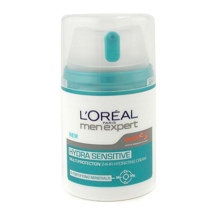 Foto Men Expert Hydra Crema Hidratante Sensible Multi-Protección 24 HR 50ml/1.6oz L'Oreal