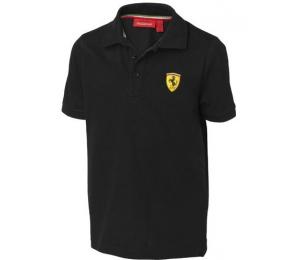 Foto Mens Classic Polo Shirt Black Ferrari