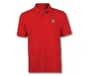 Foto Mens Classic Polo Shirt Red Ferrari