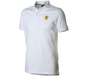 Foto Mens Classic Polo Shirt White Ferrari