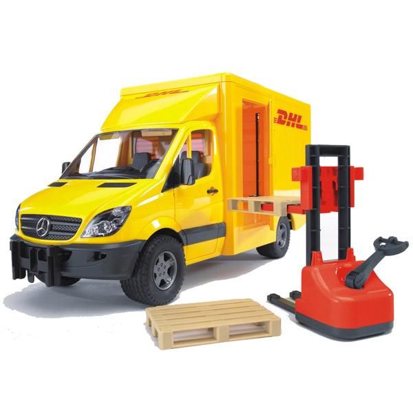 Foto Mercedes Benz Sprinter DHL con Carretilla