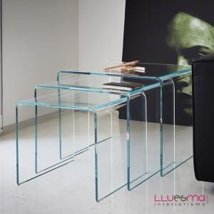 Foto Mesa auxiliar trix transparente. sovet