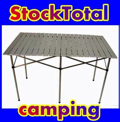 Foto Mesa Camping Plegable Camping Table Aluminio 70x70x120 Cm. 31875 Mf3