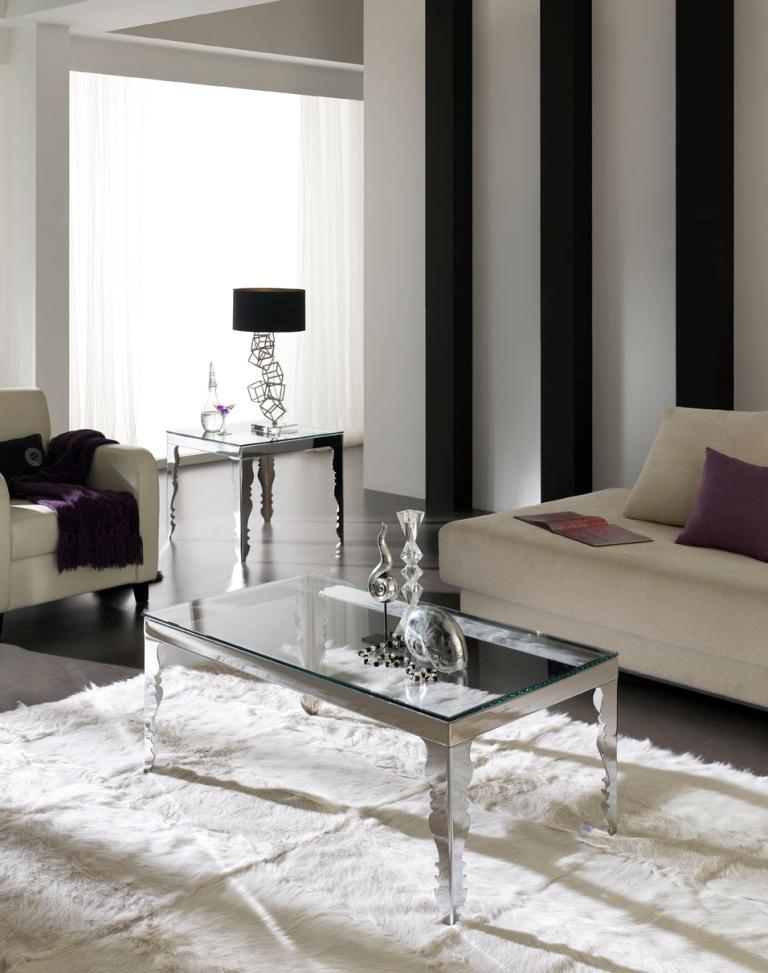 Foto Mesa centro Colección NIMFA CROMO