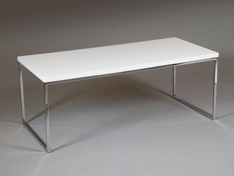 Foto Mesa Centro Inox Blanca