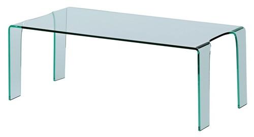 Foto Mesa centro rectangular de cristal Lorena