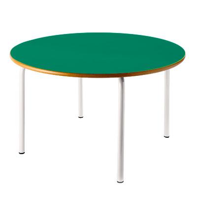 Foto Mesa circular escolar altura 60 cm