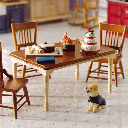 Foto Mesa cocina - miniaturas - casas de muñecas escala 1:12