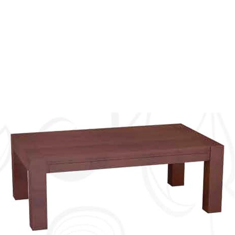Foto Mesa de centro con tapa de madera, en madera de pino macizo.