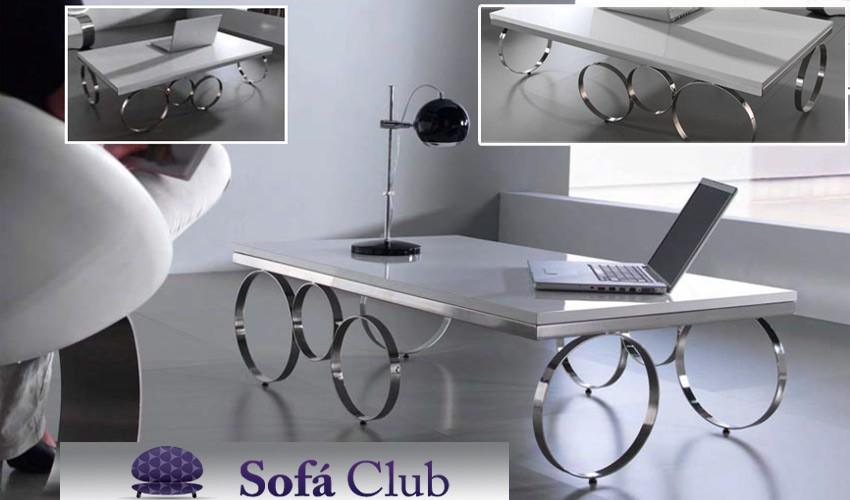 Foto Mesa de Centro de diseño con bastidor de Acero