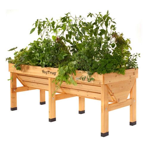 Foto Mesa de cultivo de madera Vegtrug grande