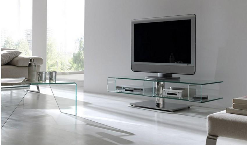 Foto Mesa de Televisión de Cristal