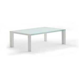 Foto Mesa deneb baja vidrio transparente. stua