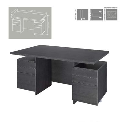 Foto Mesa despacho de 130 cm con dos bucs modelo natal
