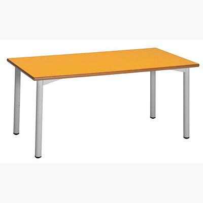 Foto Mesa escritorio escolar rectangular metal 120x60cm alturas 46,52,58 cm