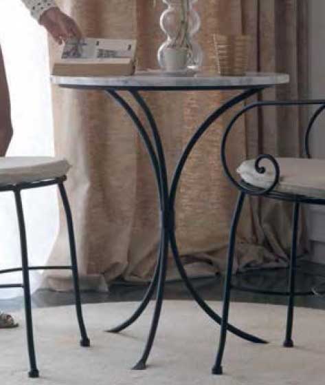 Foto Mesa forja velador ibiza