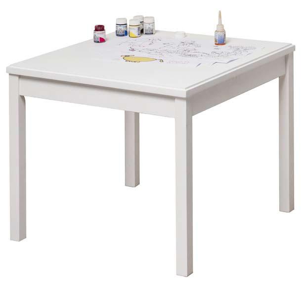 Foto Mesa Infantil Baja Pintada Blanca Grimm