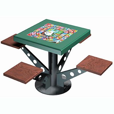 Foto Mesa juego de la oca de exterior, antivandalica