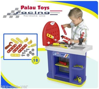 Foto Mesa Mecanica Taller De Carreras Para Niños Con 18  Accesorios De Palau Toys