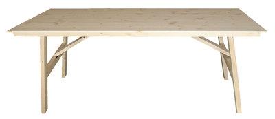 Foto Mesa Plegable De Terraza De Pino Insignis - Mesas De Madera