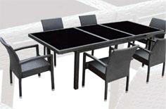 Foto MESA RATAN EXT.180/240X100CM KARMA