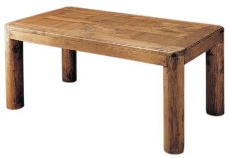 Foto Mesa Rustica Pequeña Troncos Marco
