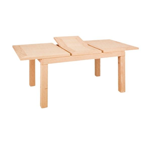 Foto Mesa Tokio extensible tapa 4 cm. madera larga