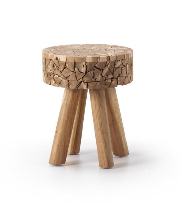 Foto Mesita dione madera natural