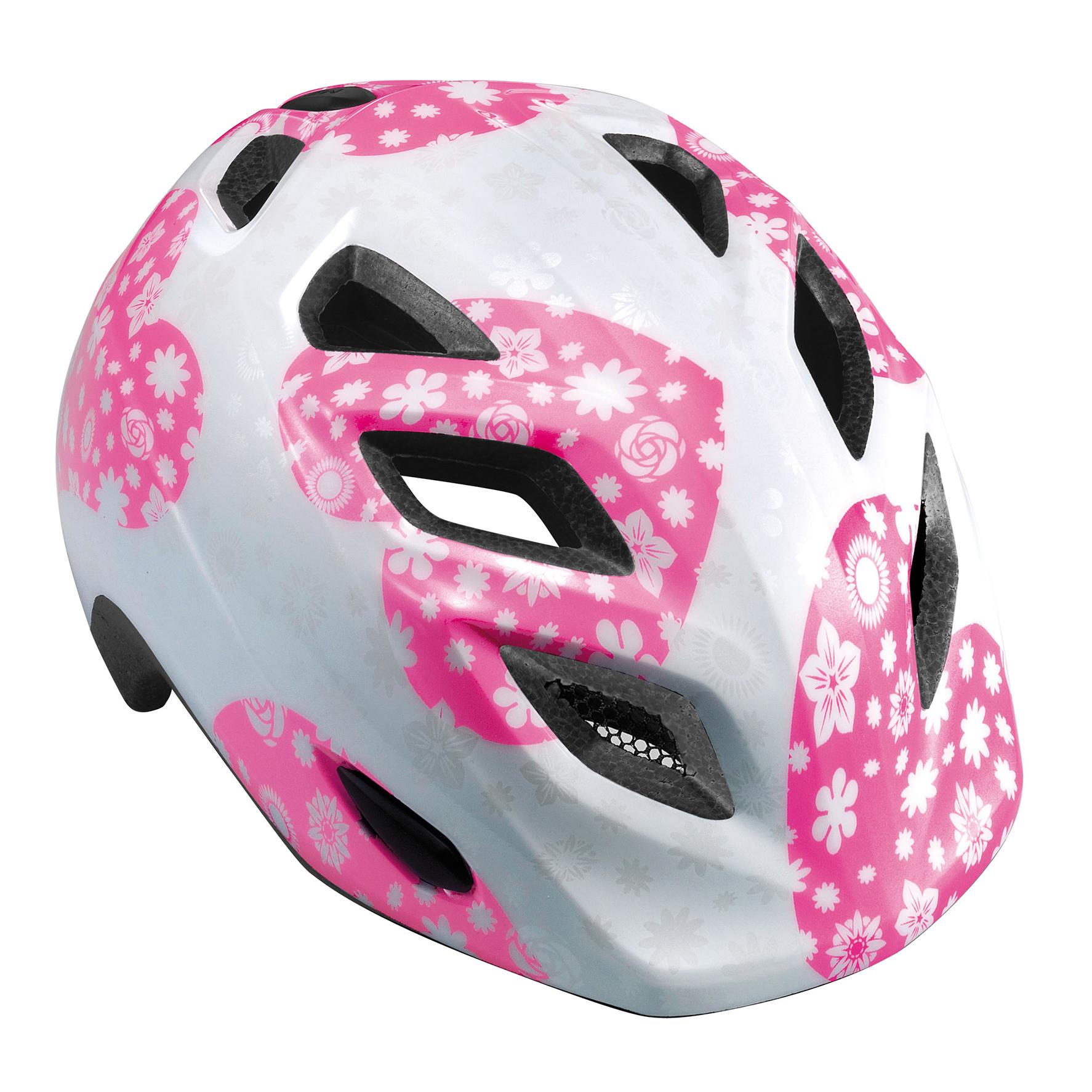Foto MET Elfo Casco de ciclismo para niños Herzen rosa rosa/blanco
