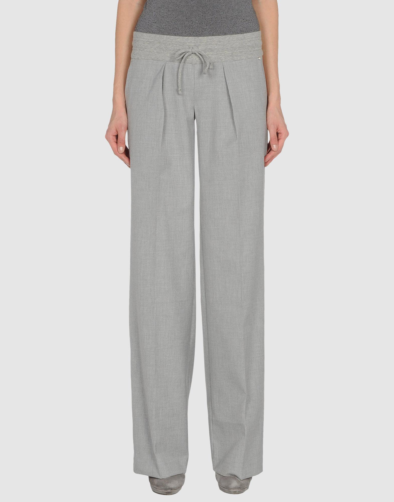 Foto Met Pantalones Mujer Gris perla