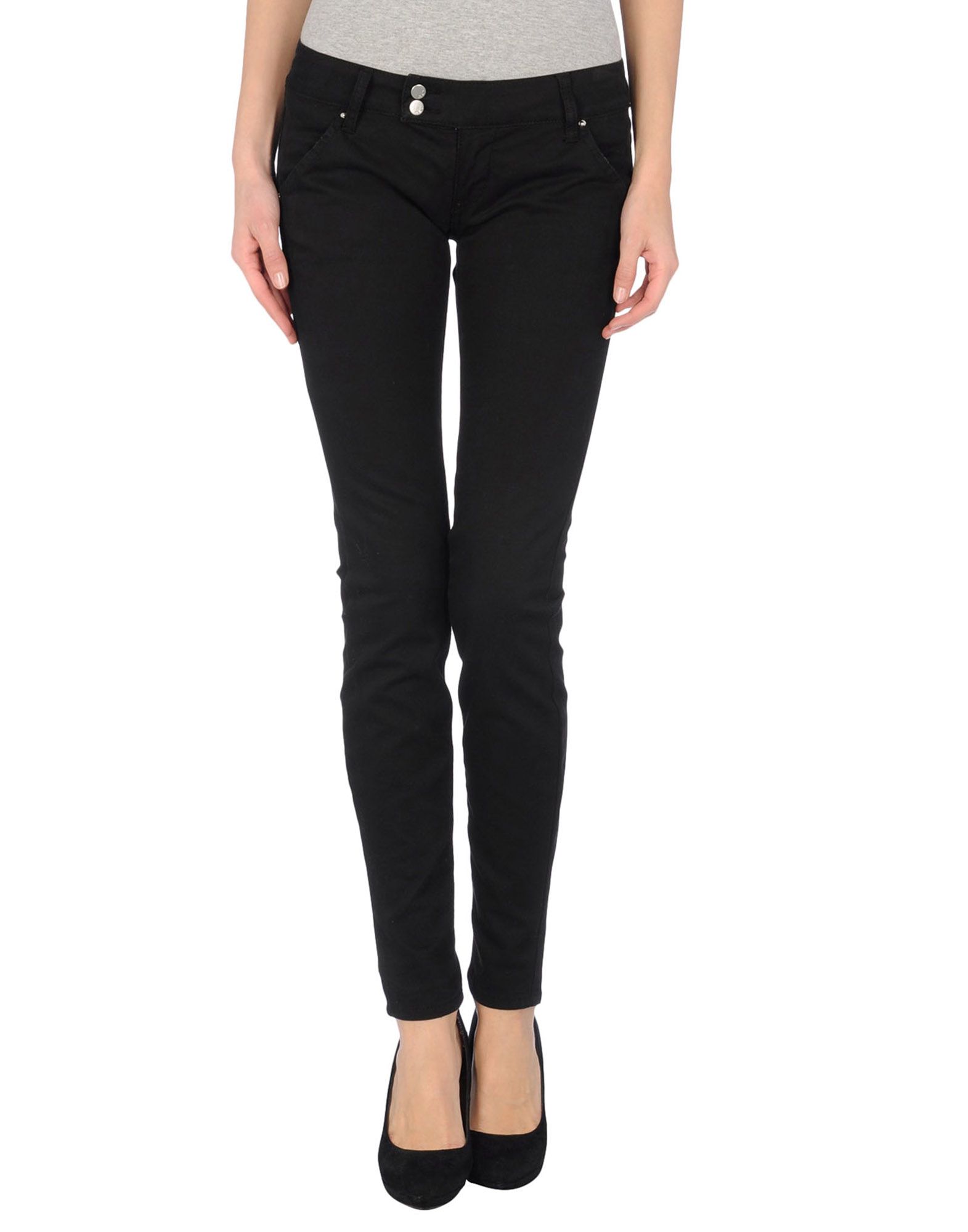 Foto Met Pantalones Mujer Negro