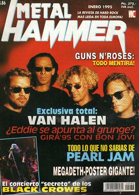 Foto Metal Hammer-1995, Gunsnroses, Van Halen, Pearl Jam