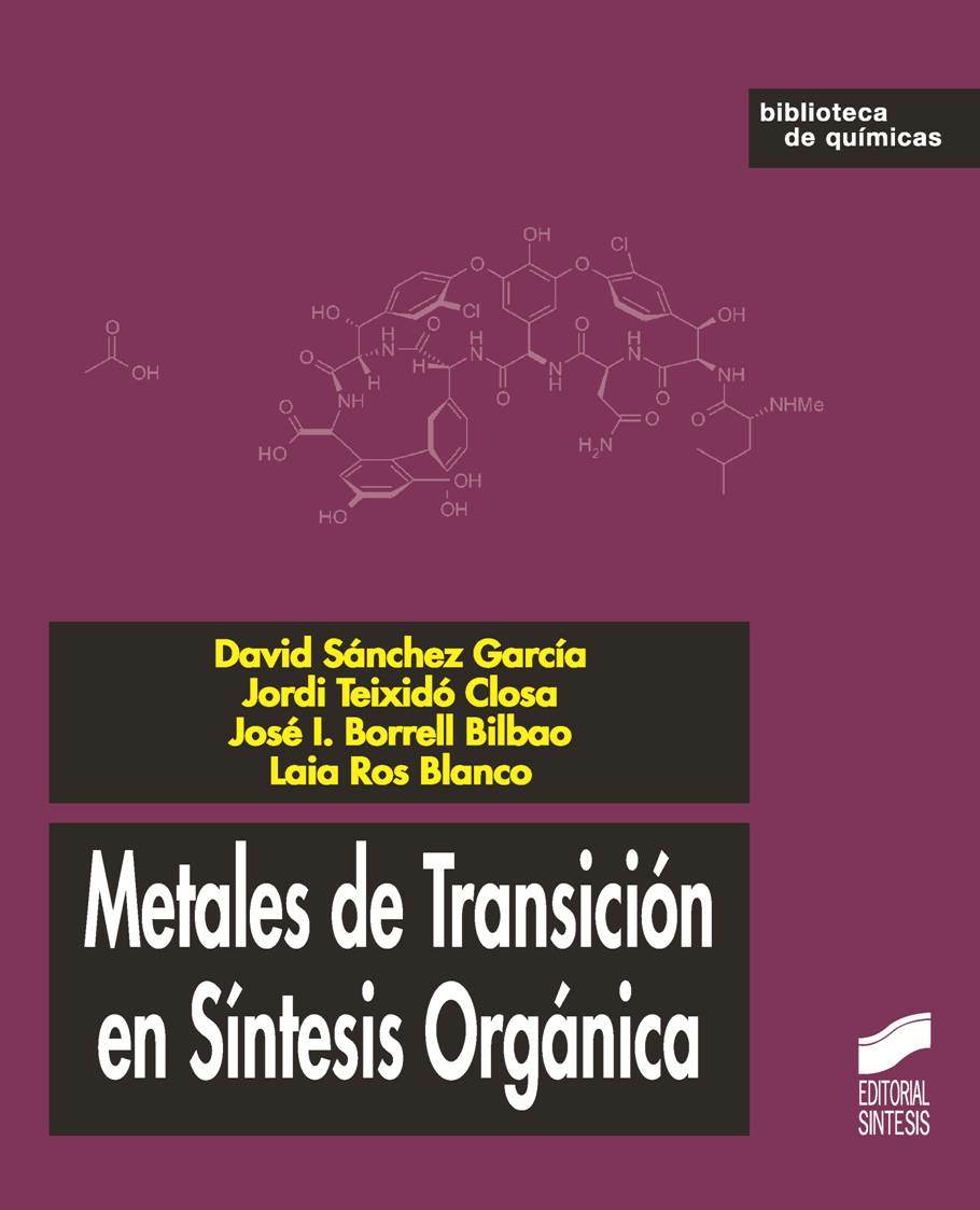 Foto Metales de transicion en sintesis organica (en papel)